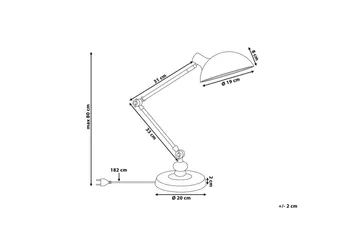 Mathraki Skrivbordslampa E14 - Svart - Belysning - Inomhusbelysning & lampor - Skrivbordslampa
