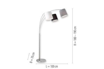 Melvin Just Light Golvlampa - Grey - Belysning - Inomhusbelysning & lampor - Golvlampor & golvbelysning