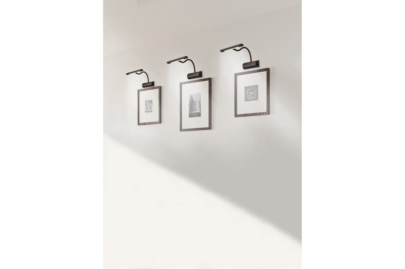 Curtis LED Vägglampa mattsvart - Matt svart - Belysning - Inomhusbelysning & lampor - Möbelbelysning & integrerad belysning - Bokhyllebelysning