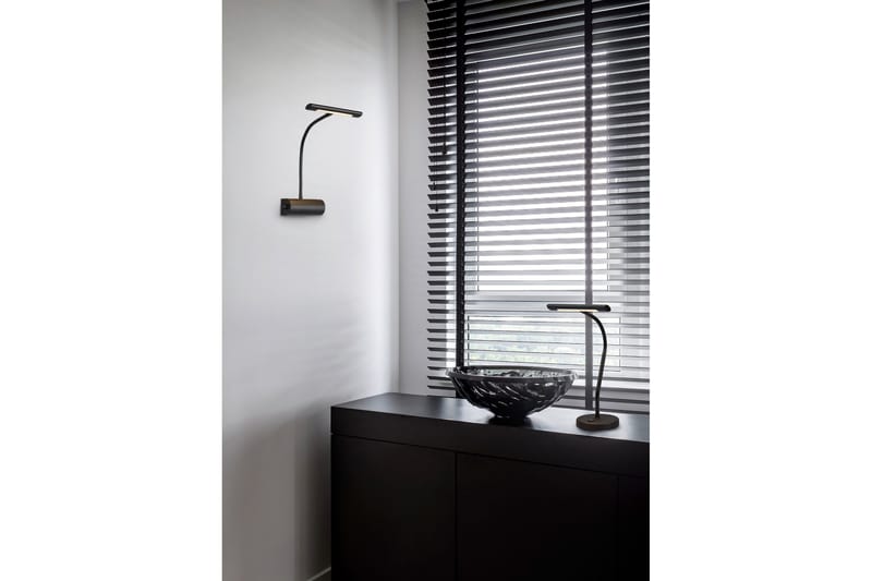 Curtis LED Vägglampa mattsvart - Matt svart - Belysning - Inomhusbelysning & lampor - Möbelbelysning & integrerad belysning - Bokhyllebelysning