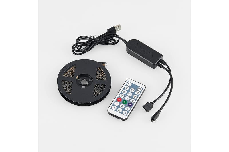 Screen LED-stripe för 51” skärm 3 m svart RGB - Svart - Belysning - Inomhusbelysning & lampor - Möbelbelysning & integrerad belysning - Bokhyllebelysning