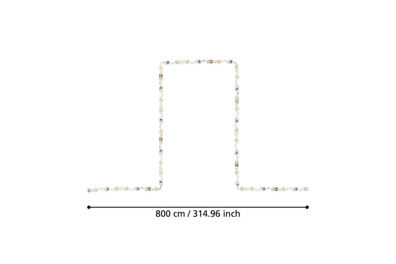 Ljuslist Eglo Flexible 4000K 8 m - 8 m - Belysning - Inomhusbelysning & lampor - Möbelbelysning & integrerad belysning - Bokhyllebelysning