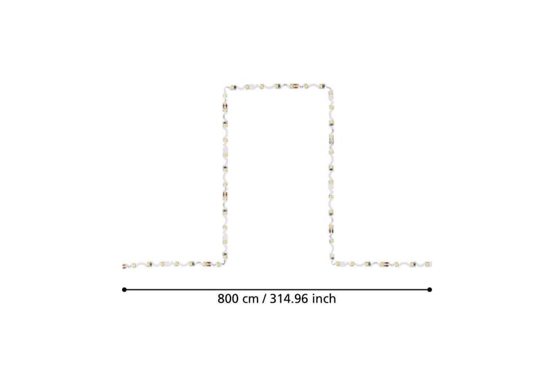 Ljuslist Eglo Flexible 4000K 8 m - 8 m - Belysning - Inomhusbelysning & lampor - Möbelbelysning & integrerad belysning - Bokhyllebelysning