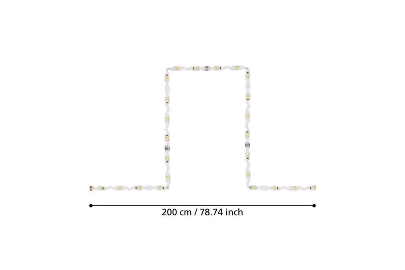 Ljuslist Eglo Flexible CCT 2 m - 2 m - Belysning - Inomhusbelysning & lampor - Möbelbelysning & integrerad belysning - Bokhyllebelysning