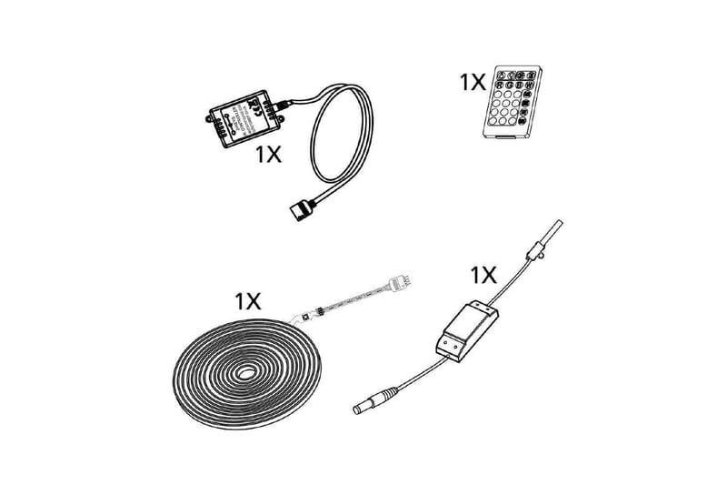 Ljuslist Eglo Flexible CCT 8 m - 8 m - Belysning - Inomhusbelysning & lampor - Möbelbelysning & integrerad belysning - Bokhyllebelysning