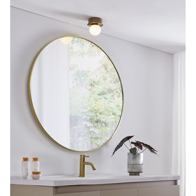 Vägg-/Taklampa Mosiano - Borstade mässing - Belysning - Inomhusbelysning & lampor - Taklampor & takbelysning - Plafond