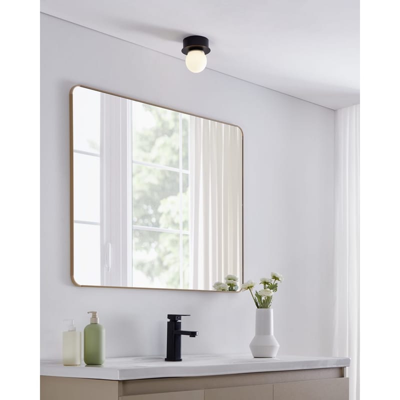 Vägg-/Taklampa Mosiano - Svart - Belysning - Inomhusbelysning & lampor - Möbelbelysning & integrerad belysning - Spegelbelysning