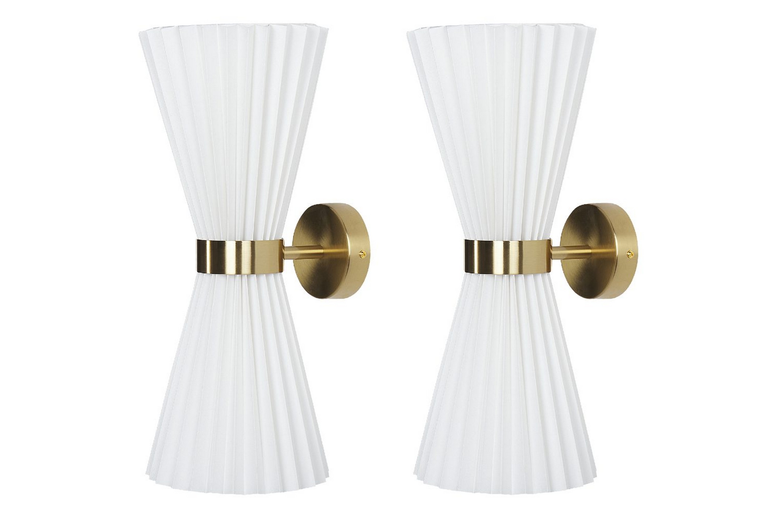 Moletang Vägglampa 2 st E14 - Vit