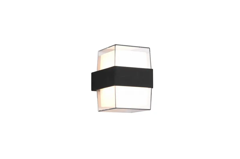 Molina LED Vägglampa fyrkant antracit, Antracit