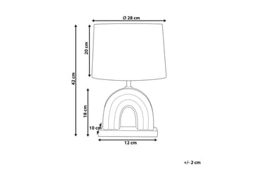 Natni Bordslampa 42 cm E27 - Flerfärgad - Belysning - Inomhusbelysning & lampor - Sänglampa - Sängbordslampa