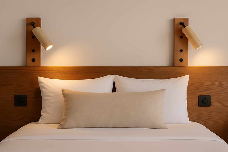 Orvyn Vägglampa 13 cm - Beige Ek - Belysning - Inomhusbelysning & lampor - Vägglampor & väggbelysning