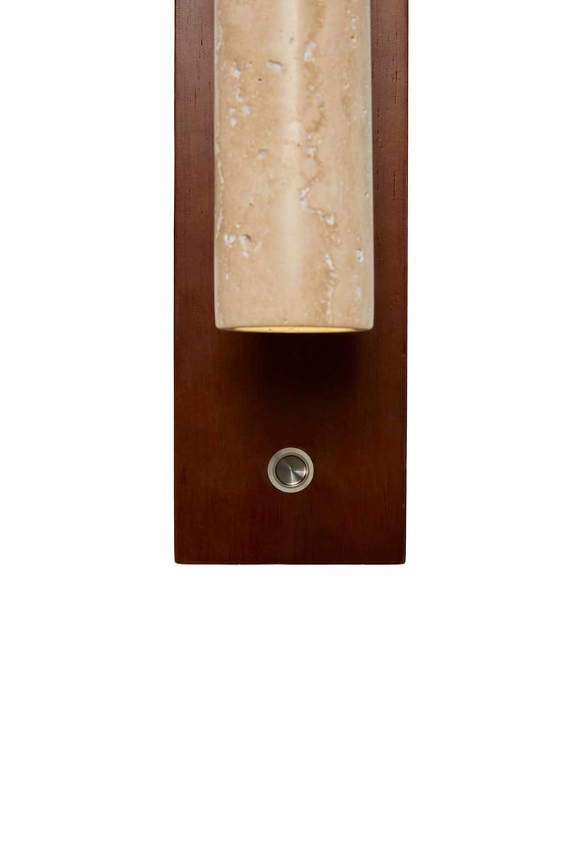 Orvyn Vägglampa 13 cm - Beige Valnöt - Belysning - Inomhusbelysning & lampor - Vägglampor & väggbelysning