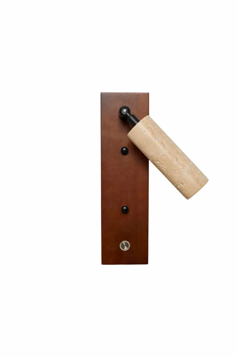 Orvyn Vägglampa 13 cm - Beige Valnöt - Belysning - Inomhusbelysning & lampor - Vägglampor & väggbelysning