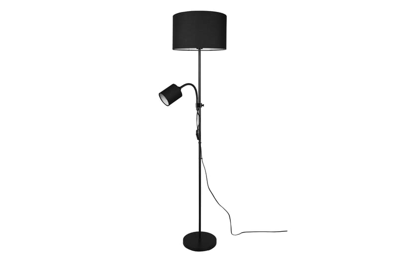 Owen Golvlampa E27+E14 svart - Svart - Belysning - Inomhusbelysning & lampor - Golvlampor & golvbelysning