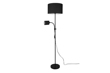 Owen Golvlampa E27+E14 svart - Svart - Belysning - Inomhusbelysning & lampor - Golvlampor & golvbelysning