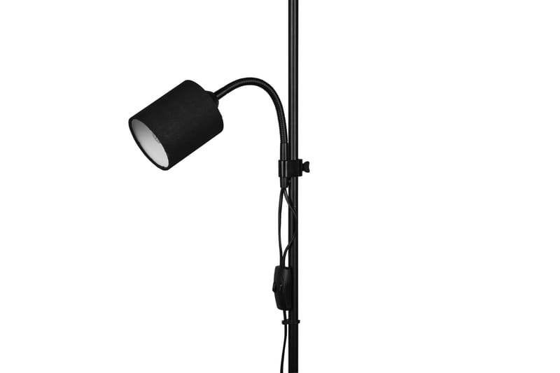 Owen Golvlampa E27+E14 svart - Svart - Belysning - Inomhusbelysning & lampor - Golvlampor & golvbelysning