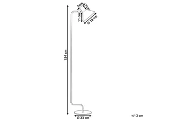 Paksli Golvlampa 154 cm - Orange - Belysning - Inomhusbelysning & lampor - Golvlampor & golvbelysning