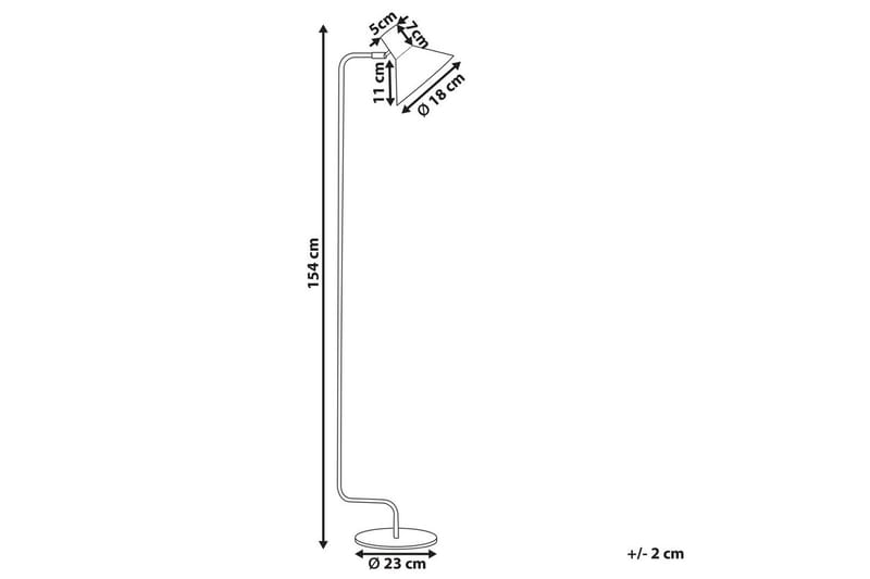 Paksli Golvlampa 154 cm - Orange - Belysning - Inomhusbelysning & lampor - Golvlampor & golvbelysning