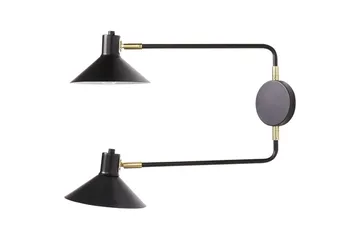 Paleki Vägglampa E27 - Svart - Belysning - Inomhusbelysning & lampor - Vägglampor & väggbelysning