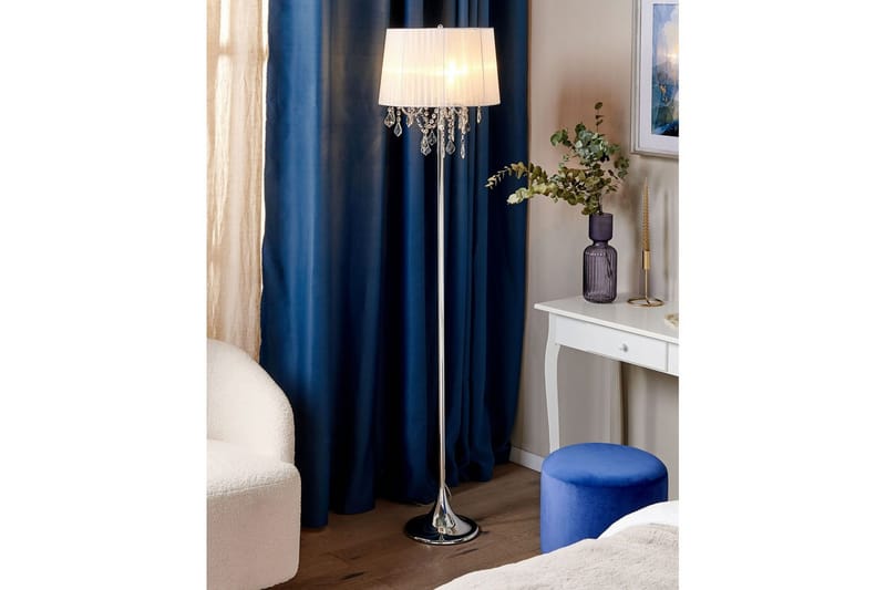 Pianose Golvlampa 165 cm - Silver/Vit - Belysning - Inomhusbelysning & lampor - Golvlampor & golvbelysning