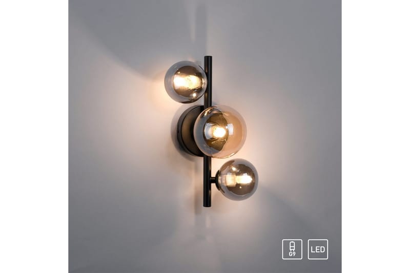 Popsicle Paul Neuhaus Vägglampa - Black - Belysning - Inomhusbelysning & lampor - Vägglampor & väggbelysning