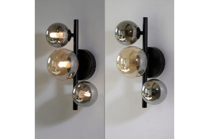 Popsicle Paul Neuhaus Vägglampa - Black - Belysning - Inomhusbelysning & lampor - Vägglampor & väggbelysning