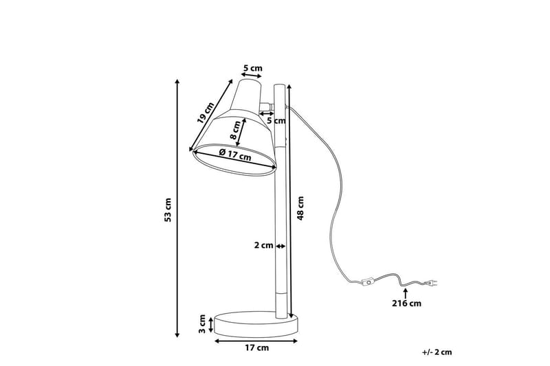 Procida Skrivbordslampa E27 - Vit/Natur - Belysning - Inomhusbelysning & lampor - Skrivbordslampa
