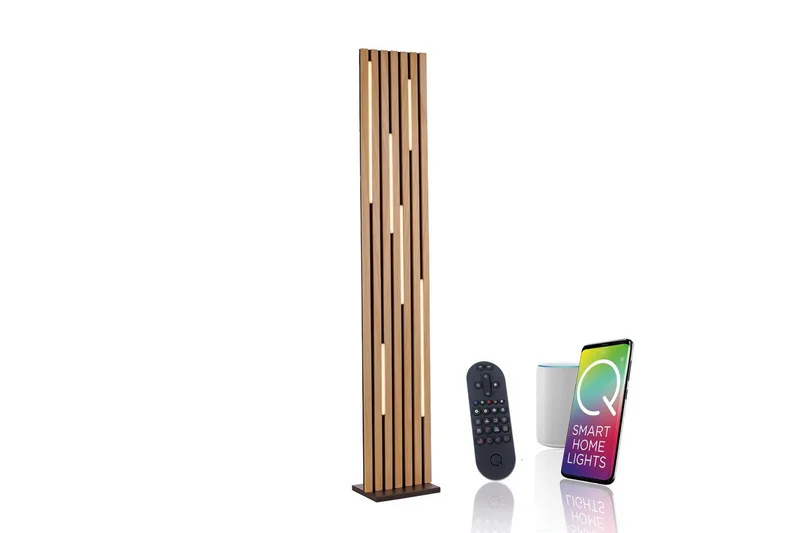 Q-Akustik Paul Neuhaus Golvlampa - Wood - Belysning - Inomhusbelysning & lampor - Golvlampor & golvbelysning