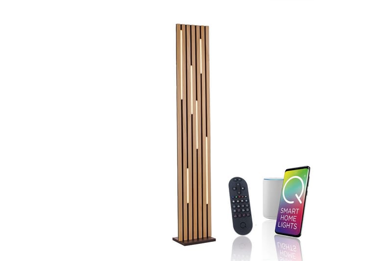 Q-Akustik Paul Neuhaus Golvlampa - Wood - Belysning - Inomhusbelysning & lampor - Golvlampor & golvbelysning