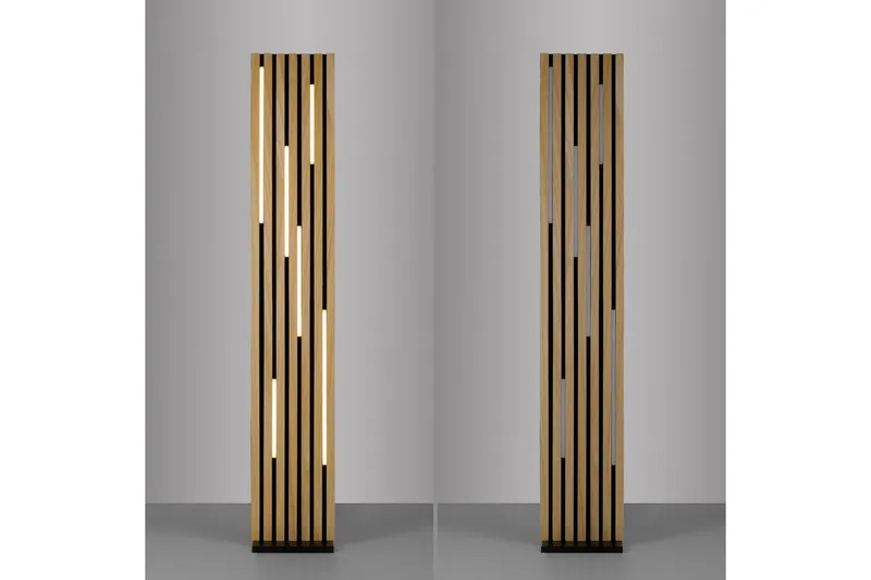 Q-Akustik Paul Neuhaus Golvlampa - Wood - Belysning - Inomhusbelysning & lampor - Golvlampor & golvbelysning