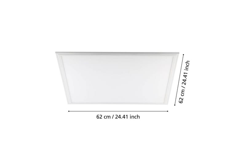 Rasterbelysning Eglo LED-Panel 4000K 620x620 mm - Vit - Belysning - Inomhusbelysning & lampor - Vägglampor & väggbelysning