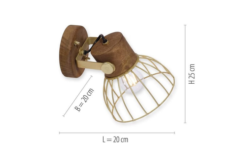 Alami Just Light Vägg/taklampa - Brass - Belysning - Inomhusbelysning & lampor - Sänglampa - Sänglampa vägg