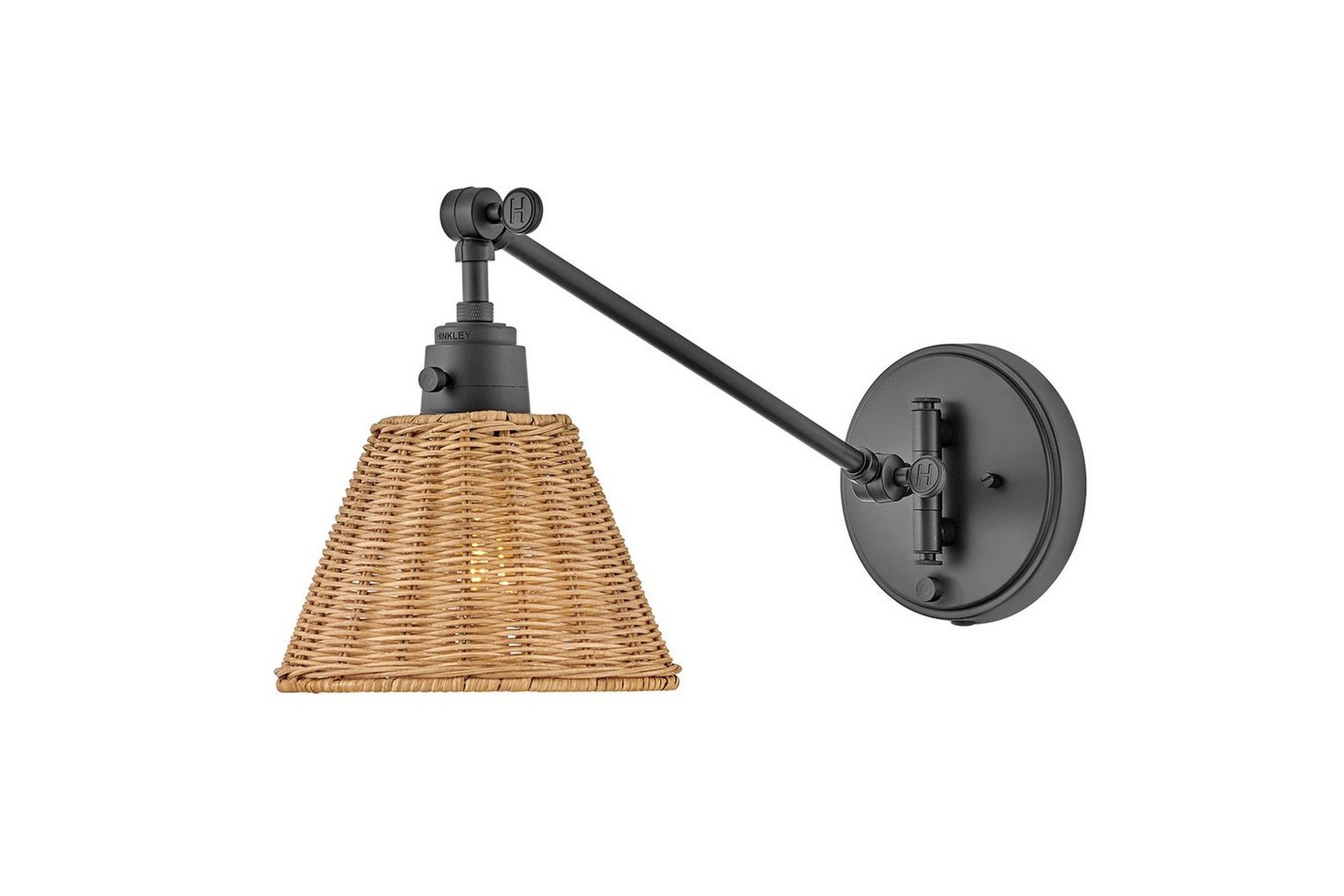 Arti Hinkley Vägglampa - Black||Brown