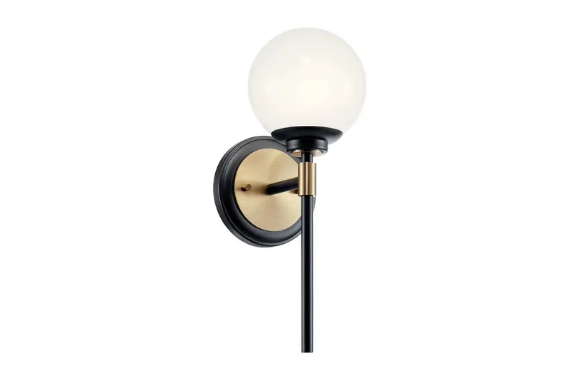 Benno Kichler Vägglampa, Black||Bronze