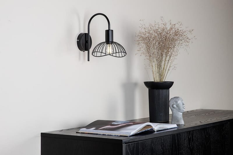 Elsa Vägglampa Dimbar LED Stor - Svart - Belysning - Inomhusbelysning & lampor - Sänglampa - Sänglampa vägg