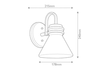 Farum Kichler Vägglampa - Bronze - Belysning - Inomhusbelysning & lampor - Sänglampa - Sänglampa vägg