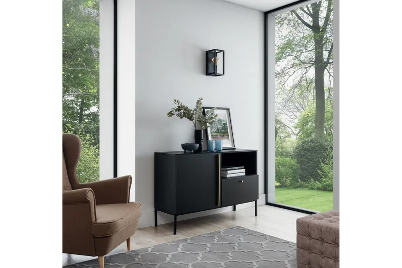 Furtim Vägglampa med Arm - Svart - Belysning - Inomhusbelysning & lampor - Sänglampa - Sänglampa vägg