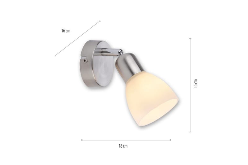 Karo Just Light Vägg/taklampa - Grey - Belysning - Inomhusbelysning & lampor - Sänglampa - Sänglampa vägg