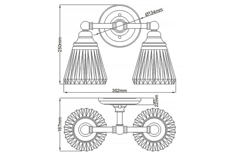 Keynes Quintiesse Vägglampa - Chrome - Belysning - Inomhusbelysning & lampor - Sänglampa - Sänglampa vägg