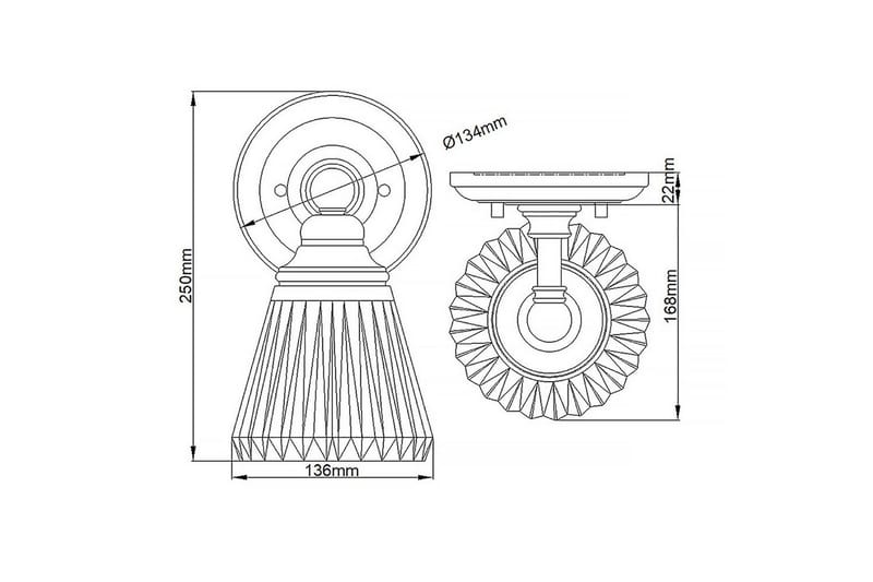 Keynes Quintiesse Vägglampa - Chrome - Belysning - Inomhusbelysning & lampor - Sänglampa - Sänglampa vägg