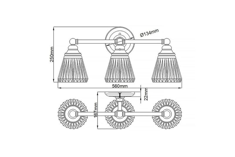 Keynes Quintiesse Vägglampa - Chrome - Belysning - Inomhusbelysning & lampor - Sänglampa - Sänglampa vägg