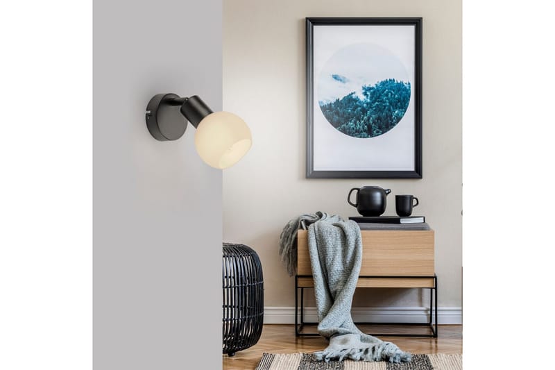 Loki Just Light Vägg/taklampa - Black - Belysning - Inomhusbelysning & lampor - Sänglampa - Sänglampa vägg