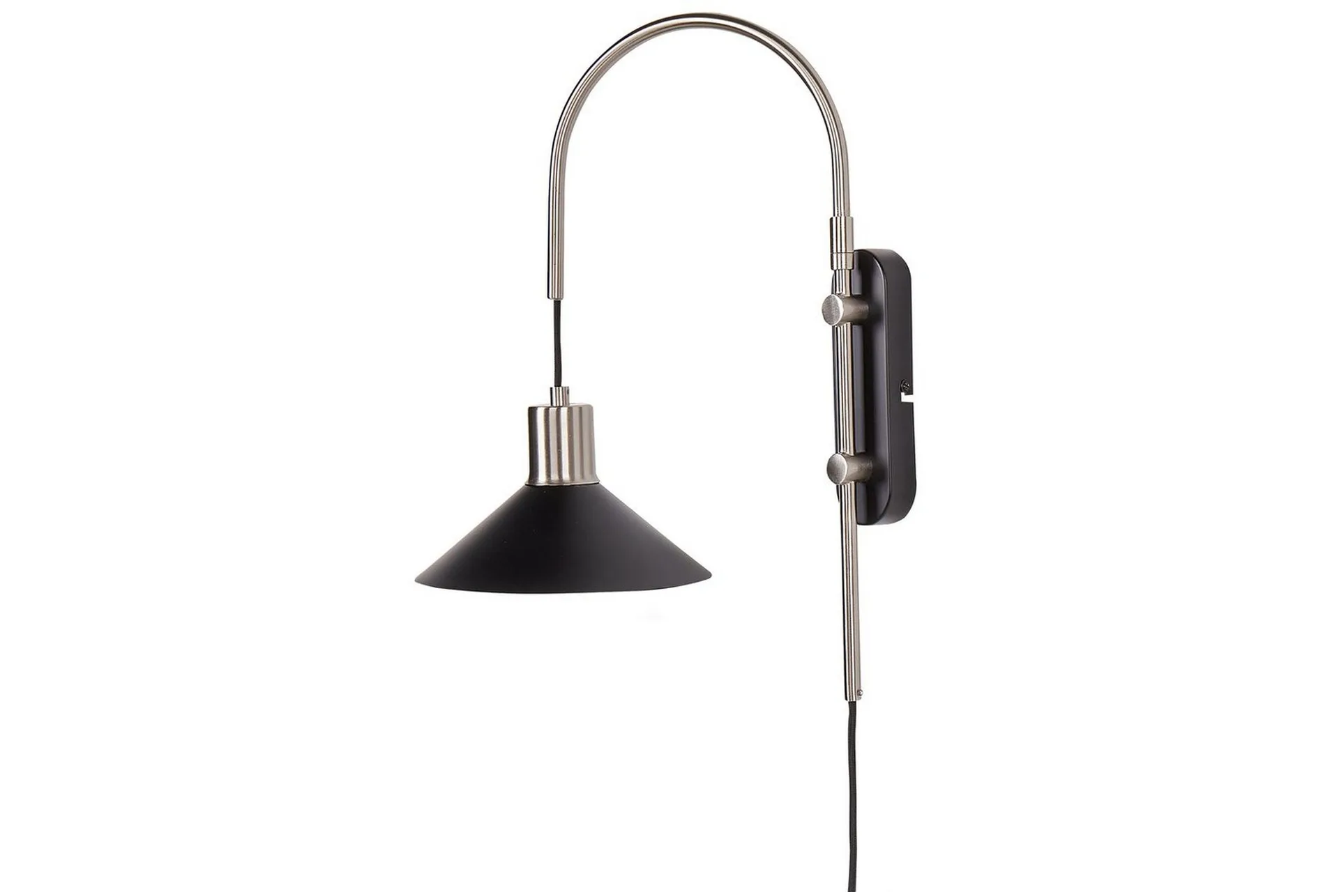 Ozmi Vägglampa E27 E27 - Silver/Svart