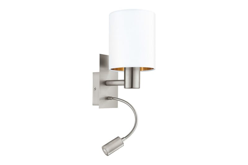 PASTERI Vägglampa LED Nickel/Vit/Koppar - Eglo - Sovrumslampa - Läslampa vägg - Sänglampa vägg - Vägglampor & väggbelysning