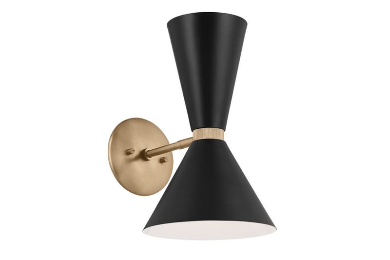 Phix Kichler Vägglampa, Black||Bronze