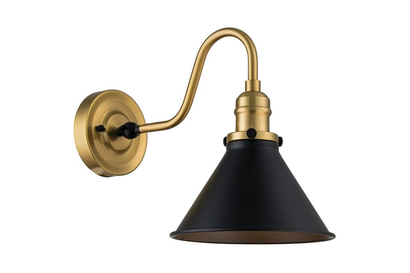 Provence Elstead Lighting Vägglampa, Brass||Black