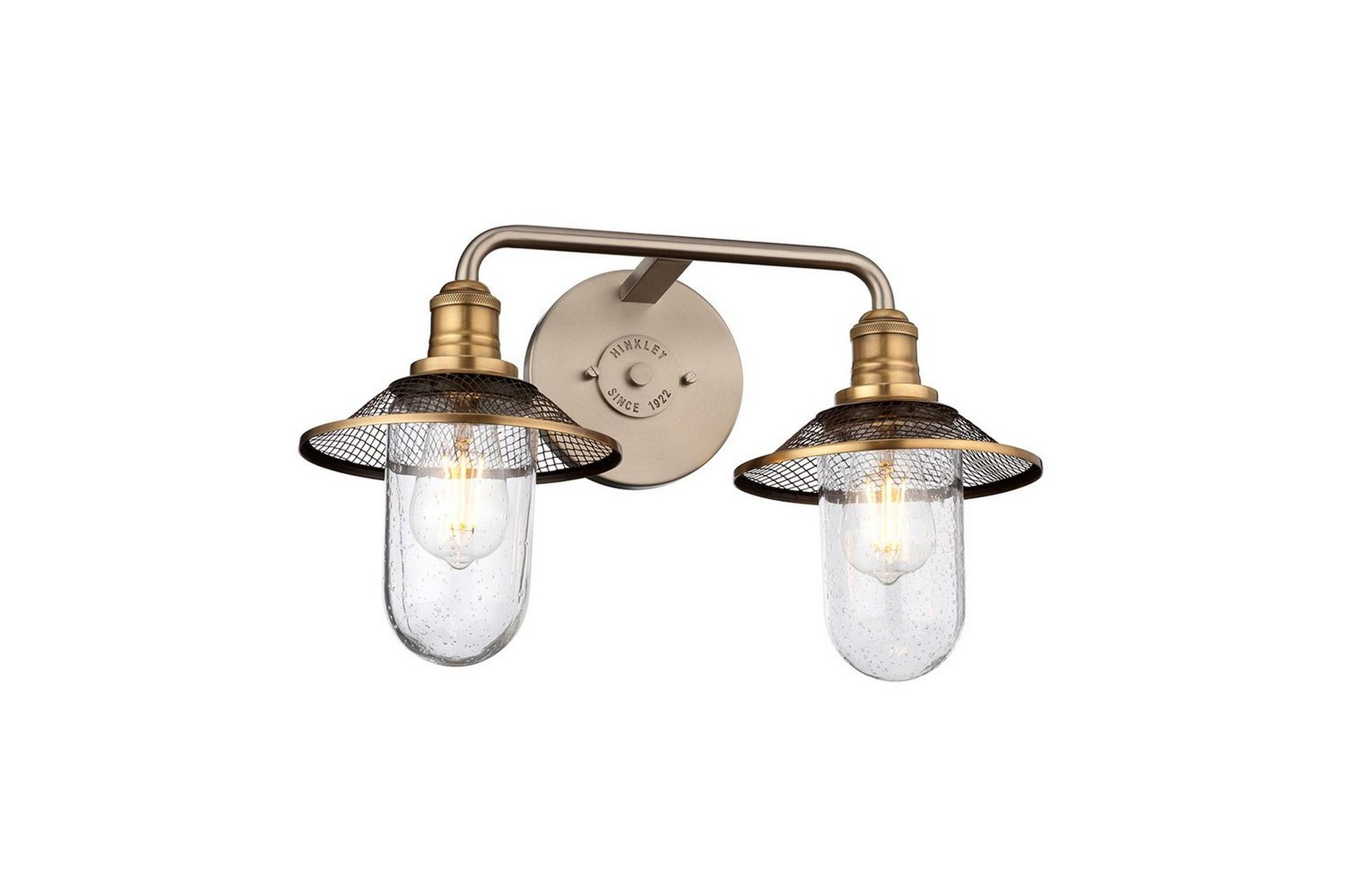 Rigby Hinkley Vägglampa - Silver||Brass