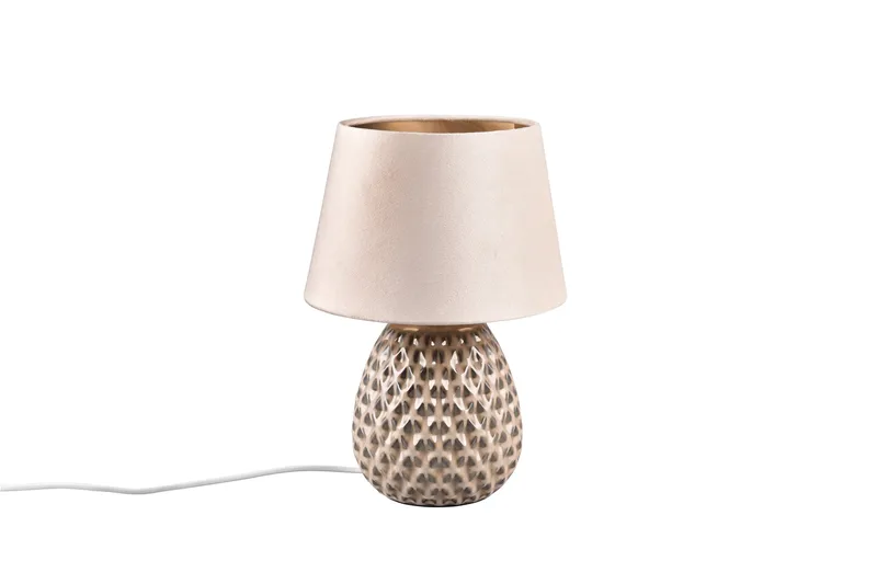 Ariana Bordslampa 35 cm E14 beige - Beige - Belysning - Inomhusbelysning & lampor - Sänglampa - Sängbordslampa
