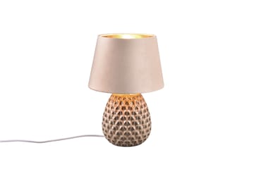 Ariana Bordslampa 35 cm E14 beige - Beige - Belysning - Inomhusbelysning & lampor - Sänglampa - Sängbordslampa