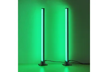 Boy LED Bordslampa 2 st svart RGB - Svart - Belysning - Inomhusbelysning & lampor - Sänglampa - Sängbordslampa